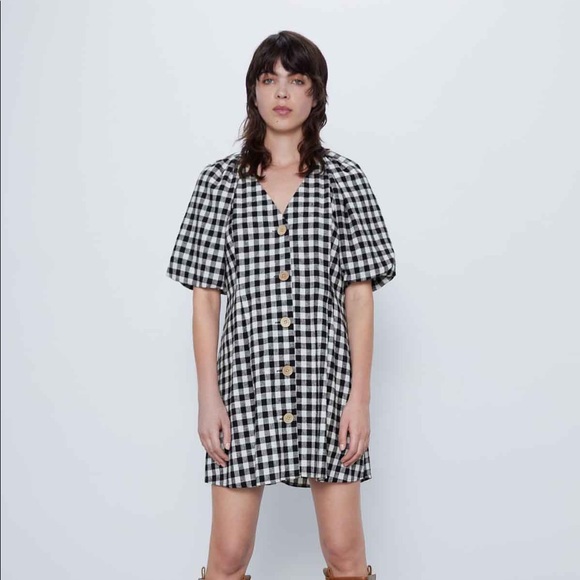 Zara gingham dress - Picture 1 of 3